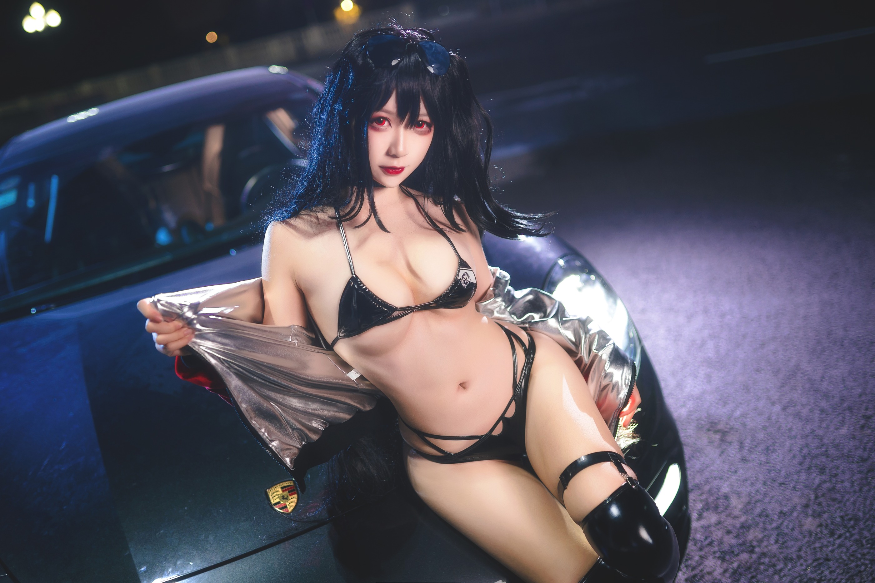 图片[1]-樱落酱w – NO.008 大凤赛车 [14P134M]-XikXak